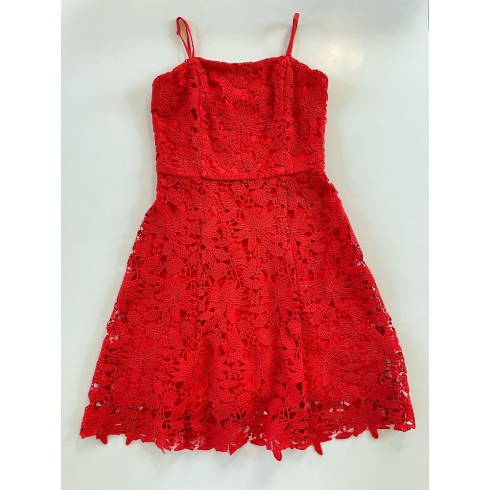 Soprano Orange Lace Dress